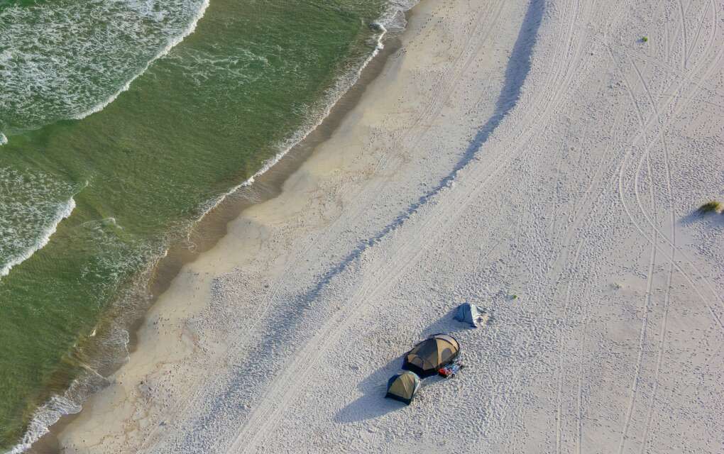 Aerial photograph of the Florida Wildlife Corridor.   Gulf Islands National Seashore   Learn more at FloridaWildlifeCorridor.org. Photo copyright Carlton Ward Jr / CarltonWard.com.