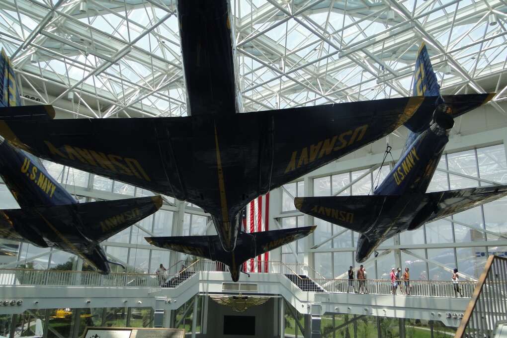 You can meet an Angel here, at the Atrium of the National Naval Aviation Museum.
