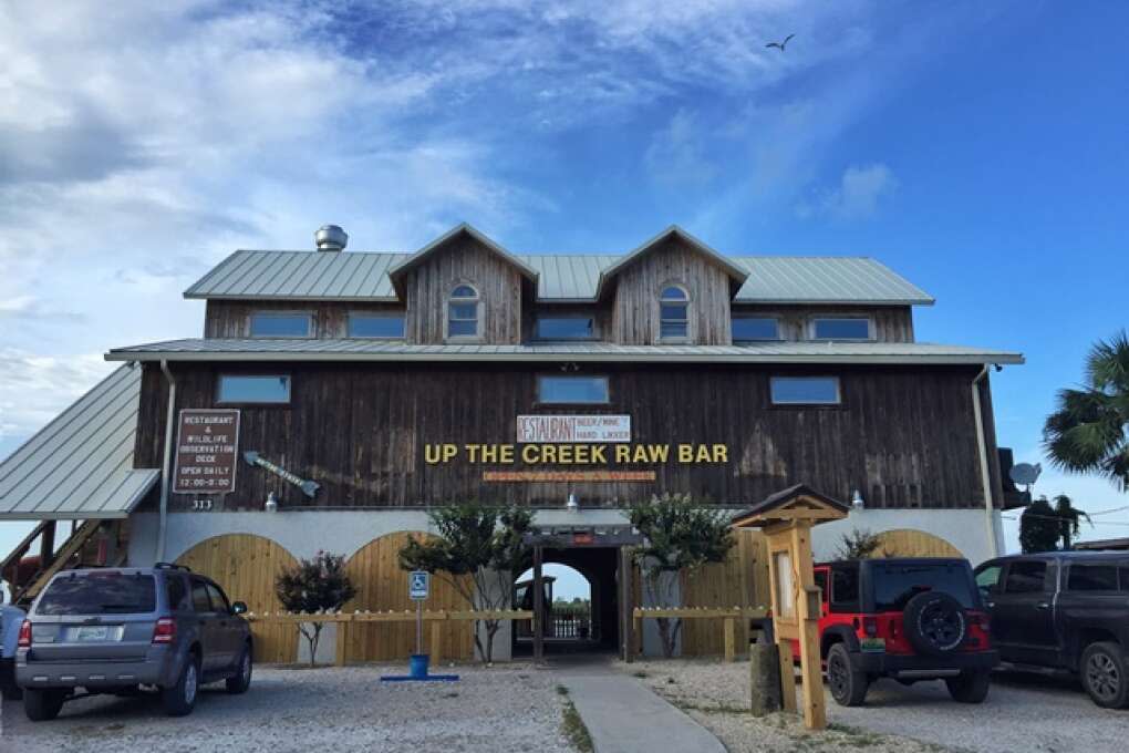 Up the Creek Raw Bar exterior