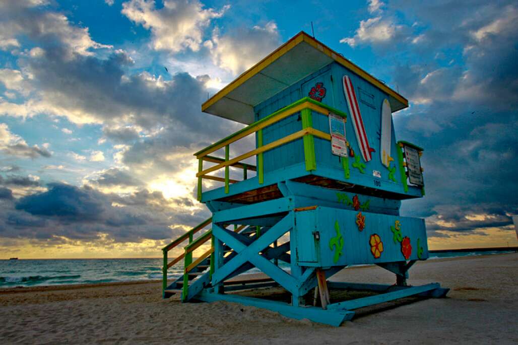 Lifeguard Station in Miami Beach