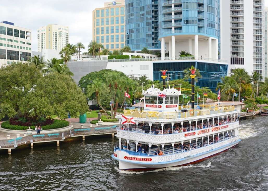 A family friendly vacation on the Jungle Queen Riverboat cruise in Fort Lauderdale