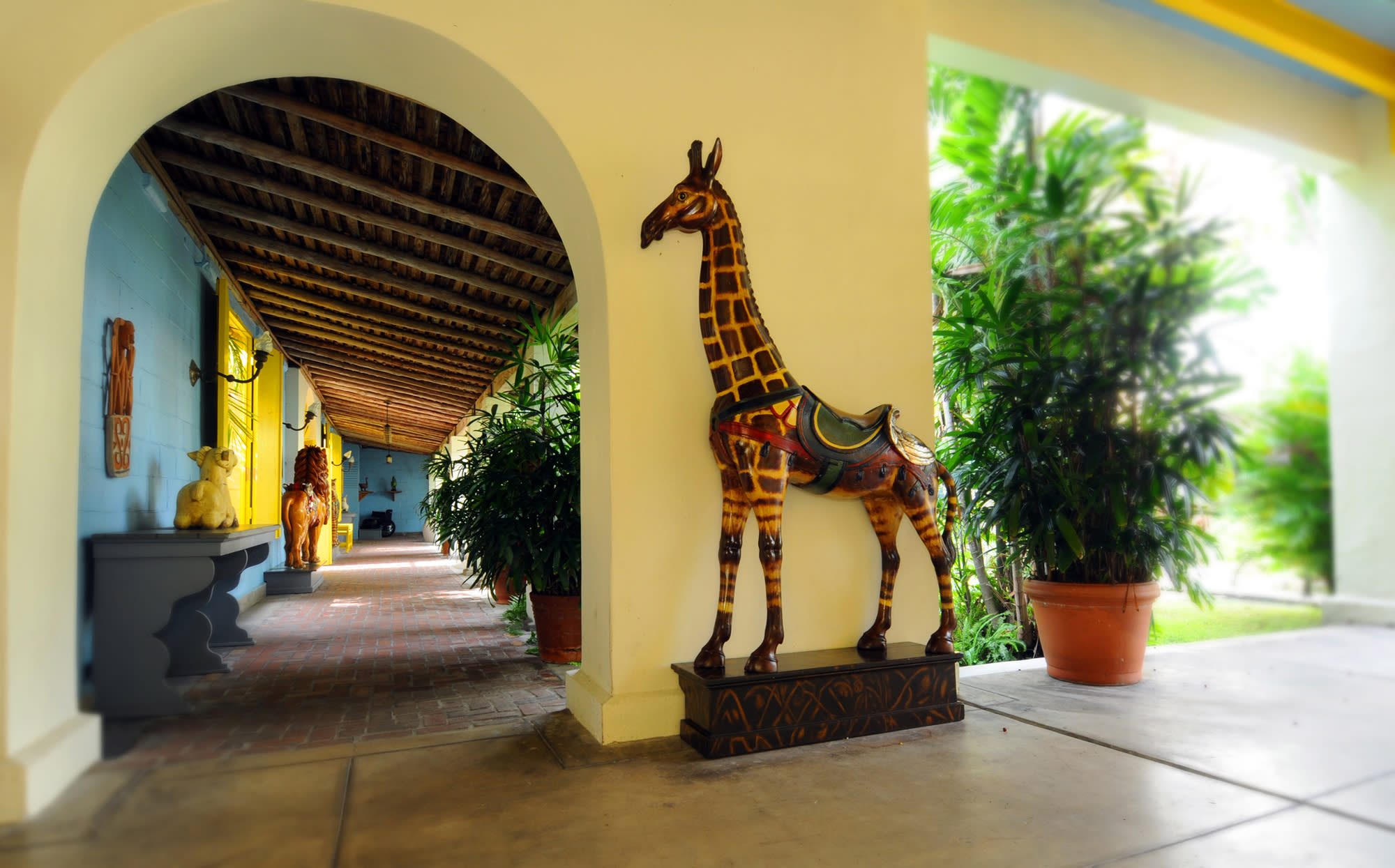 The Bonnet House in Fort Lauderdale reflects Frederic Bartlett's vision of a Caribbean plantation. All the furnishings and artwork are original to the estate.