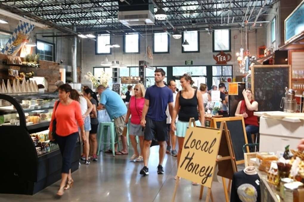 inside Plant Street Market in Winter Garden