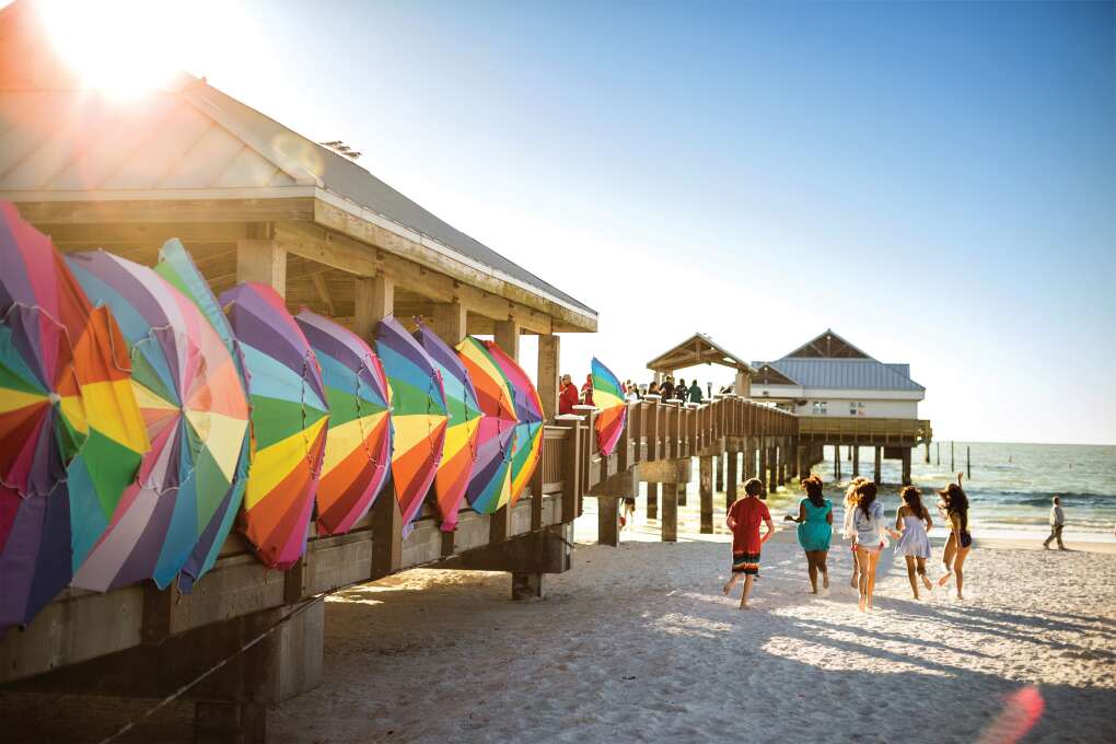 Sand sculptors make the best use of Clearwater Beach’s famous sugary white sand during the 10-day Sugar Sand Festival that also features demonstrations and fireworks.