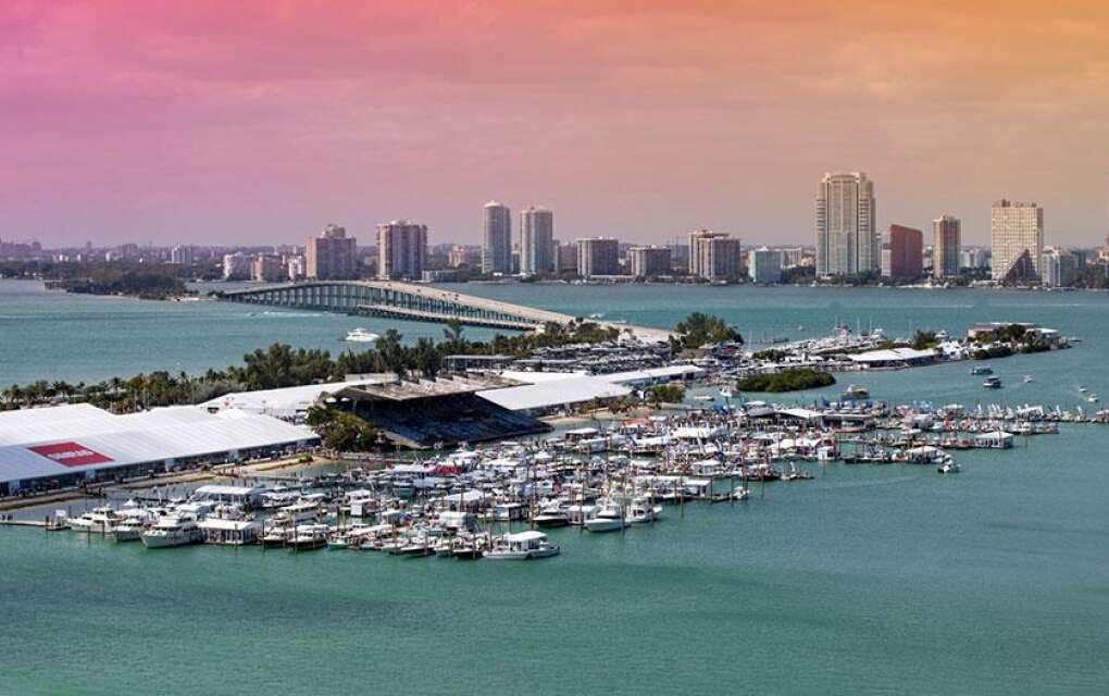boats at Miami boat show