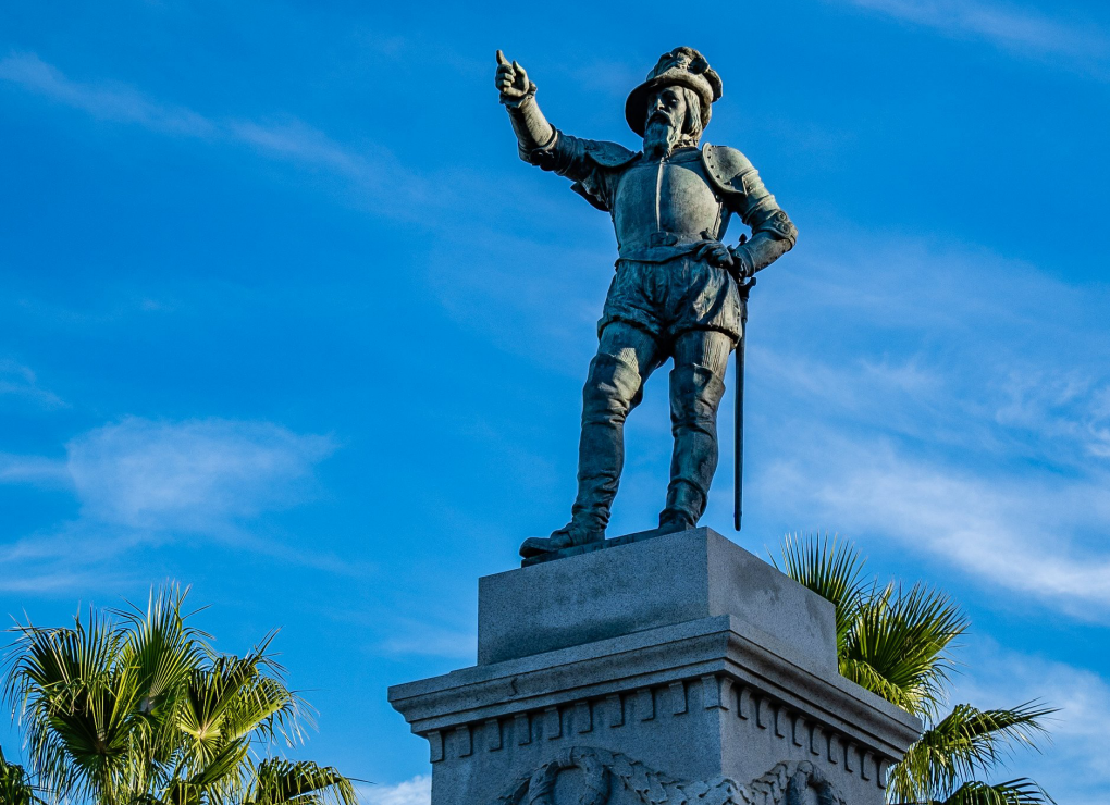 Juan Ponce de Leon statue in St. Augustine