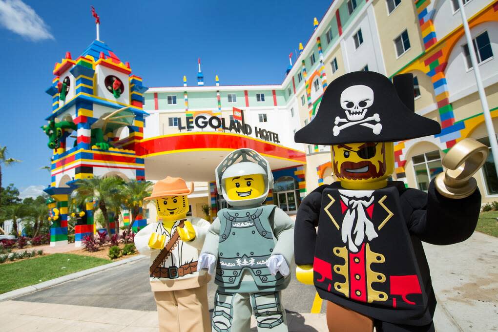 The 152 room, fully-themed LEGOLAND(R) Hotel that is just steps from the entrance of the park.