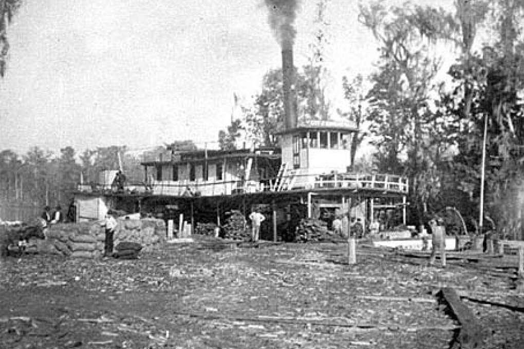 One of hundreds of steamboats navigating Florida waterways, the City of Hawkinsville now rests at the bottom of the Suwannee River near Old Town.