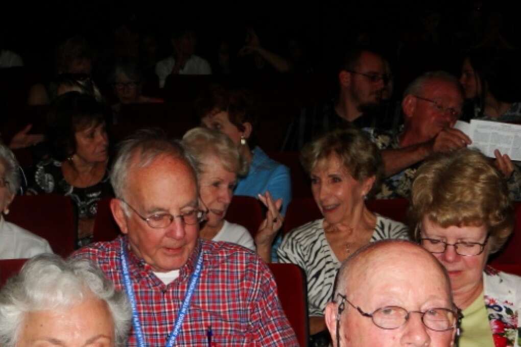 The audience voting for their favorite films at Silver Springs International Film Festival by Ocala