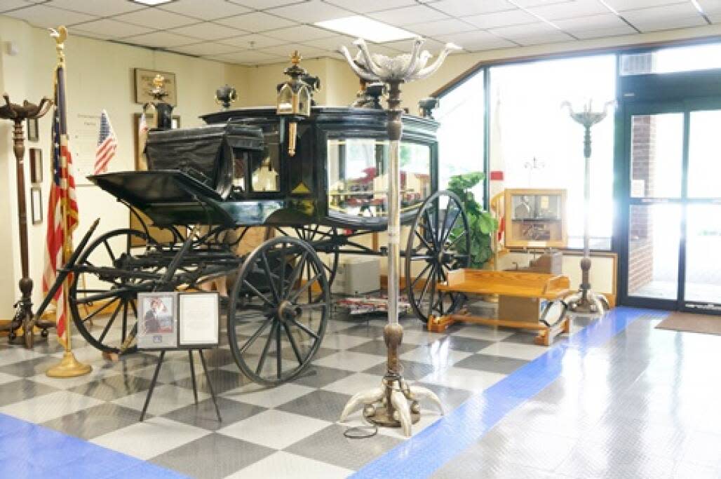 Lincoln's Hearse on Display