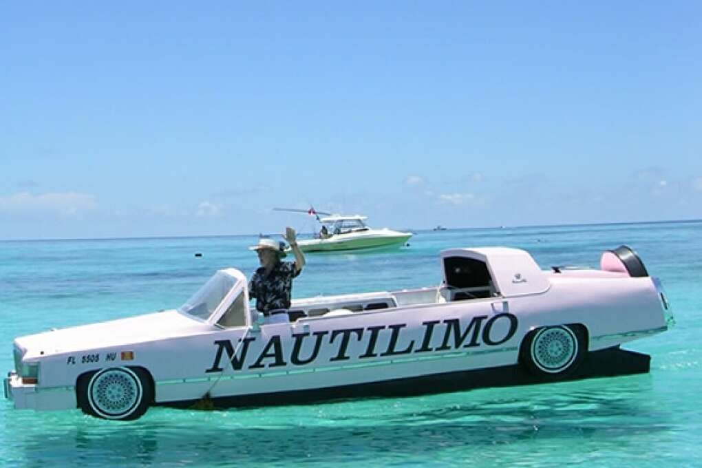 Joe Fox’s NautiLimo in Islamorada takes up to six passengers on a unique cruise through the Florida Keys. 