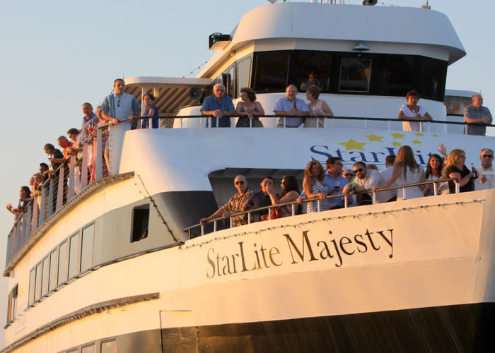 People onboard of the cruise ship StarLite Majesty