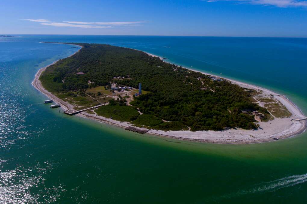 The Egmont Key Lighthouse near St. Petersburg, Fla., has guided thousands of sailors back to the safety of their homes, but people with a sense of adventure could almost say it serves the opposite purpose.