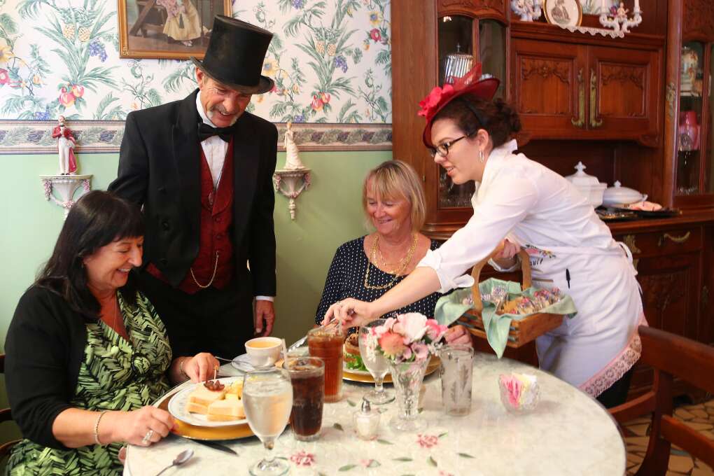 Mary Margaret's Tea and Biscuits is a popular stop for visitors in Arcadia.. 