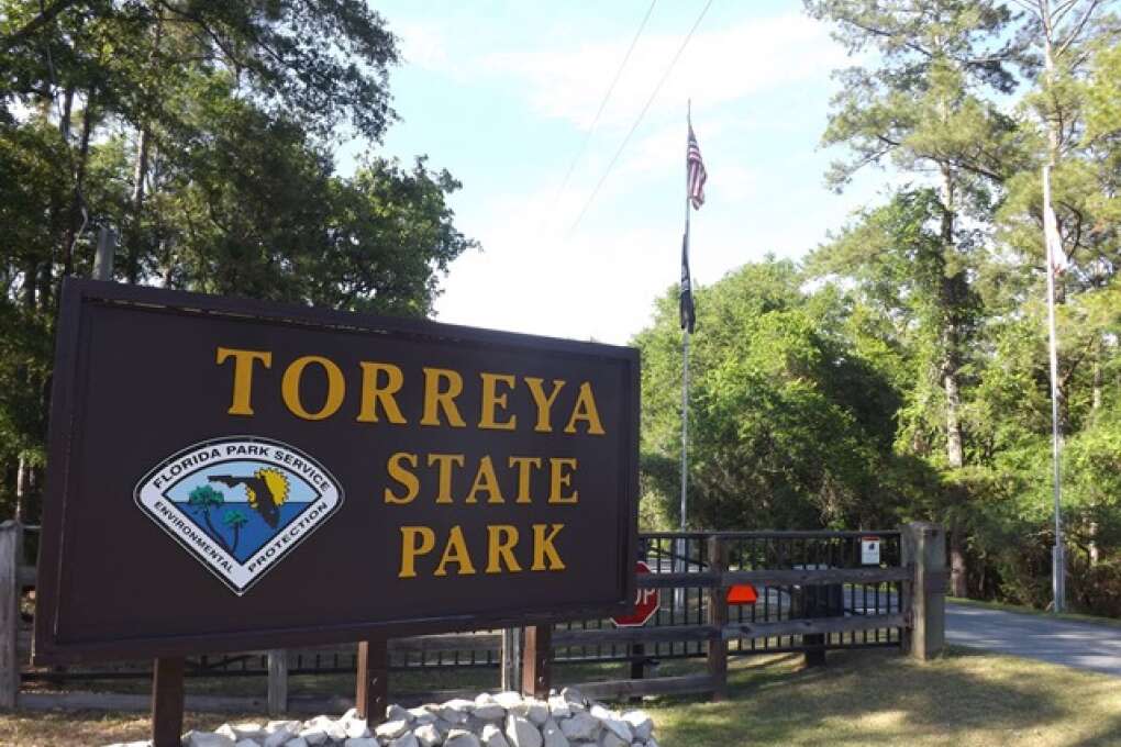 Torreya State Park Sign