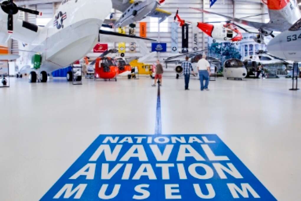 Hangar Bay One is a recent addition to the National Naval Aviation Museum in Pensacola. 