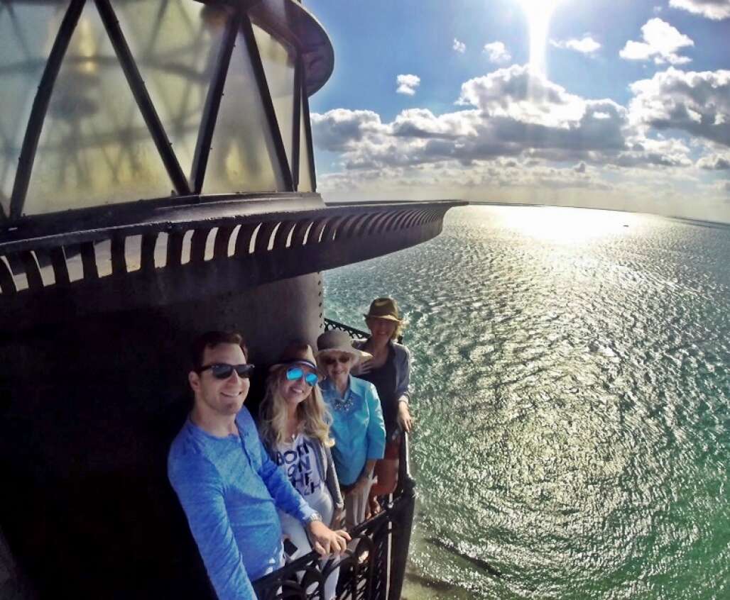 Senior Fun at Key Biscayne Lighthouse