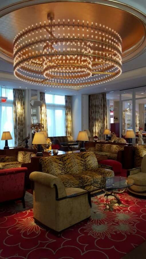 lobby at the faena hotel miami beach