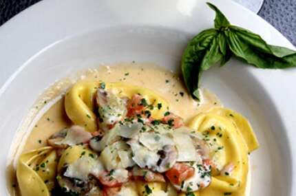 Tortellini Corleone is a signature dish on a menu packed with dishes that fuse coastal cuisine, Southern Creole spice and Italian classics at Clemenza’s in Fort Walton Beach.