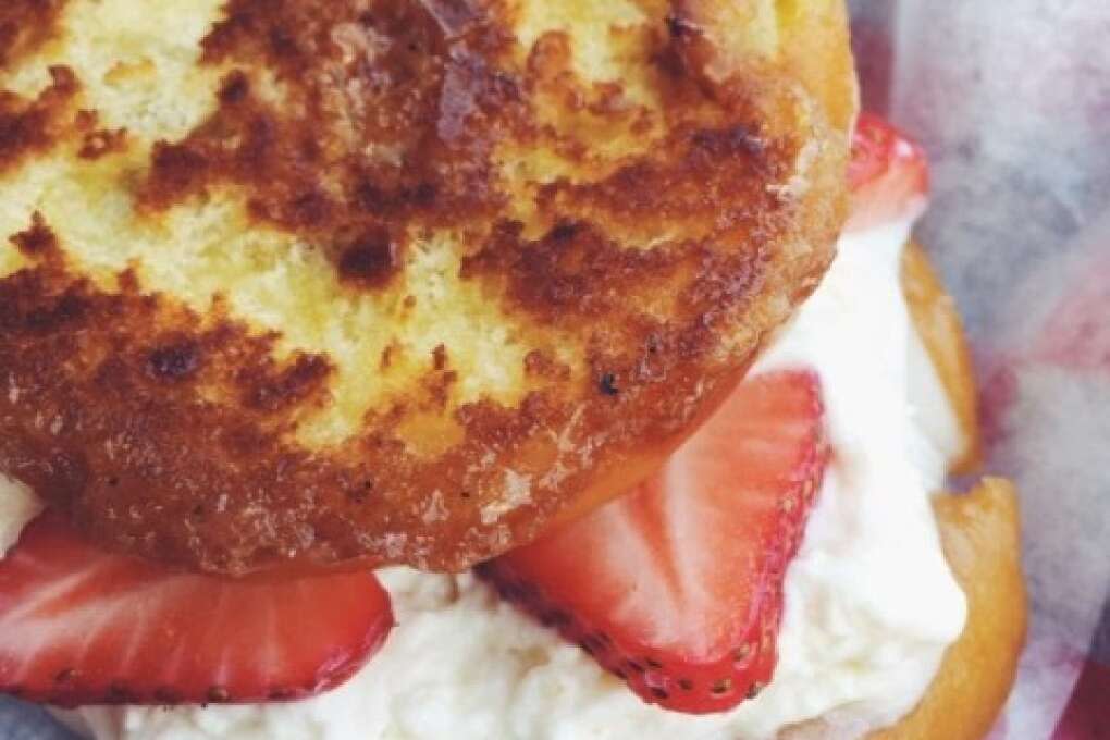 Grilled Cheese with Strawberries