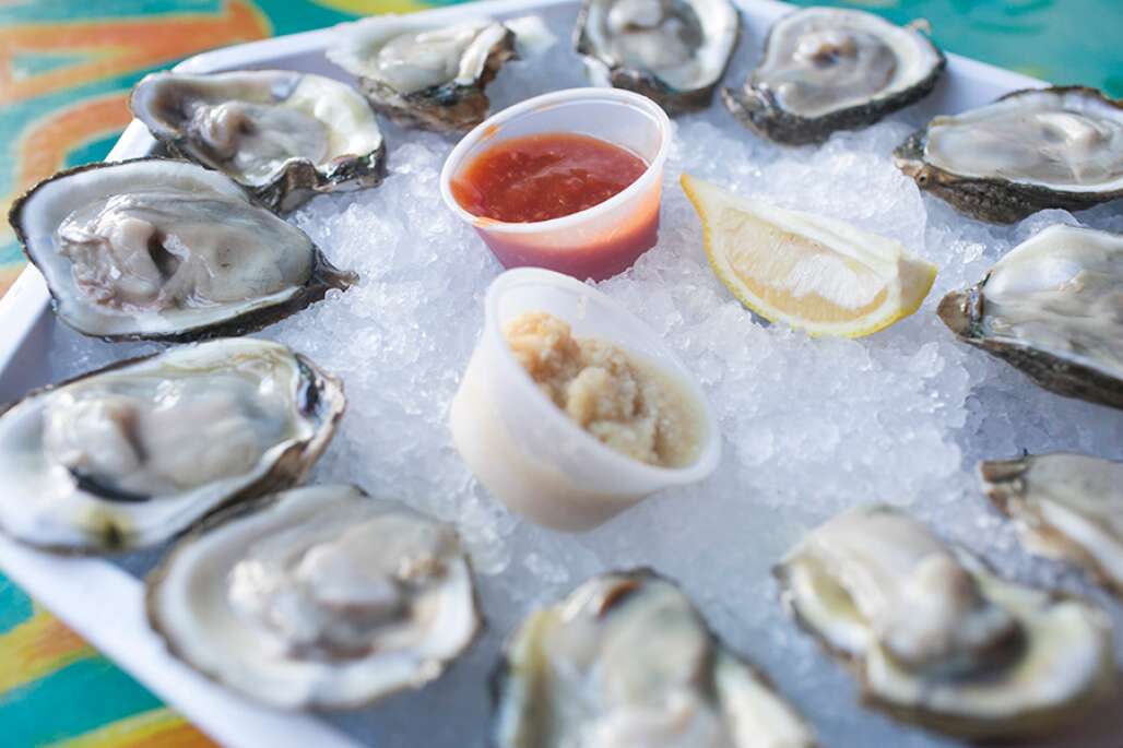 The oysters are a popular item for diners at Gaspar's Patio Bar and Grille in Temple Terrace, which also offers burgers, flatbread pizzas and chicken fingers.