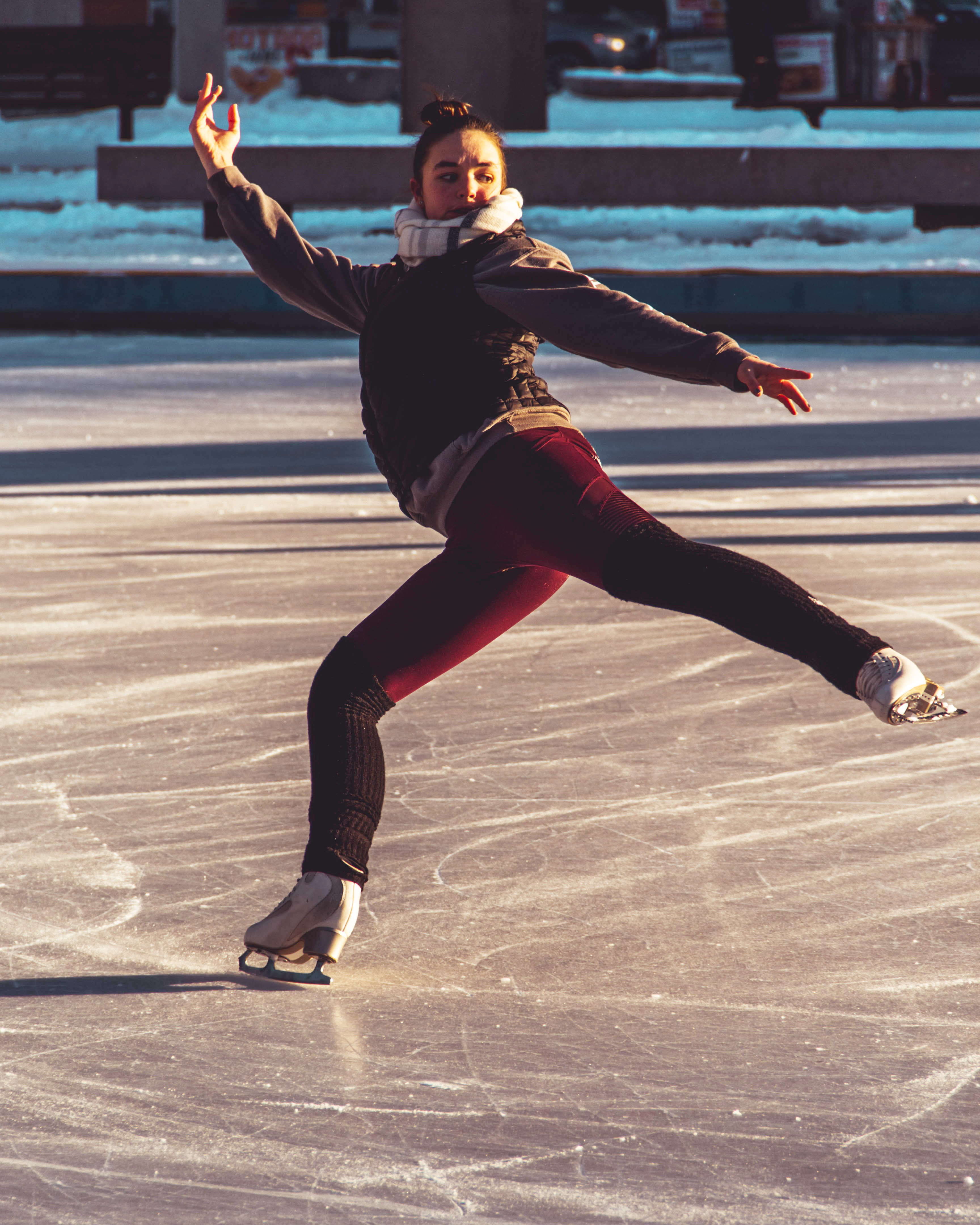 Outdoor skating in Chicago's Northwest suburbs