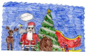 Santa Letter with art