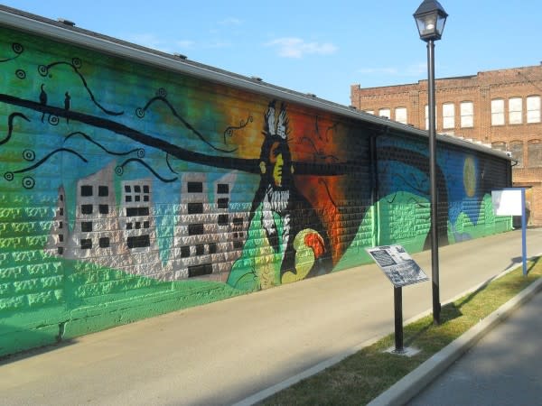 Walk of Excellence mural