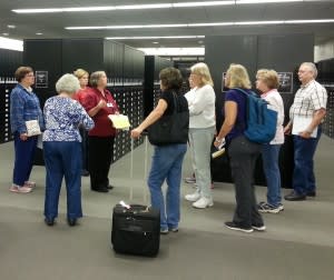 Genealogy Center librarians provide tours to groups of 10 or more when scheduled in advance.