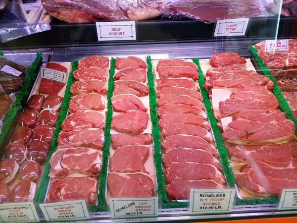 display Langen Meats Batesville