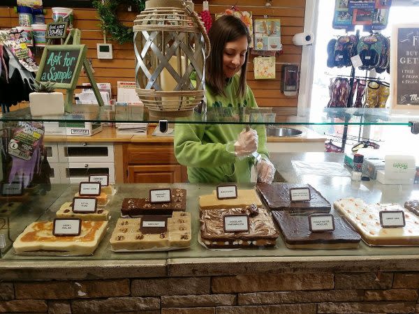 Handmade fudge at McCabe's