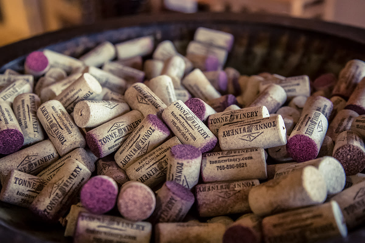 Tonne winery corks!