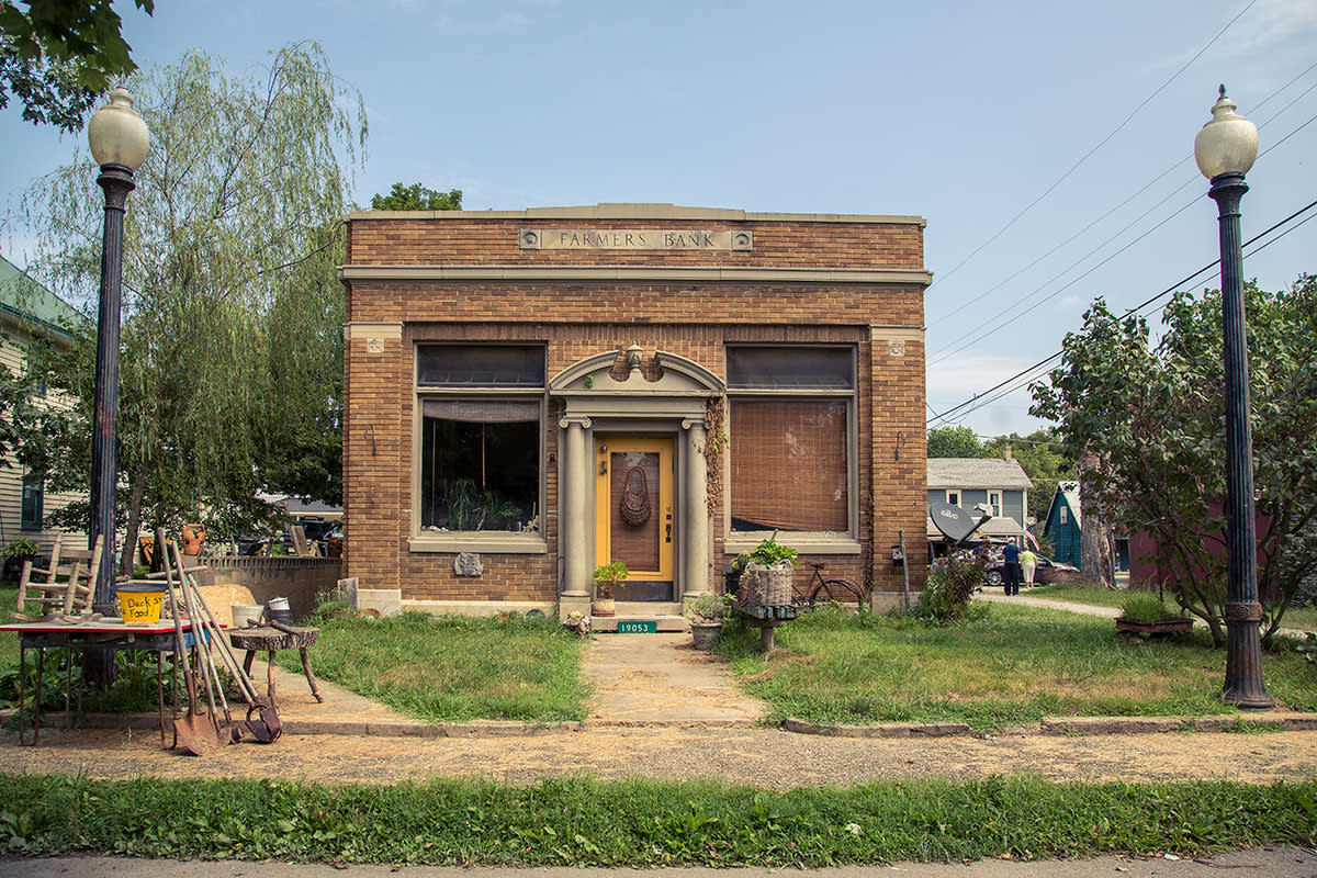 The old Farmer's Bank - Metamora, Indiana