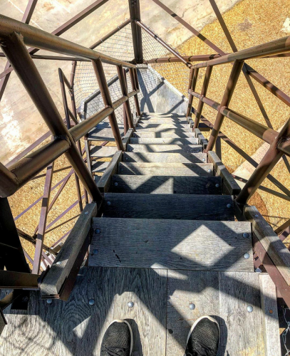Ouabache State Park Fire Tower Stairs, Indiana Fire Towers