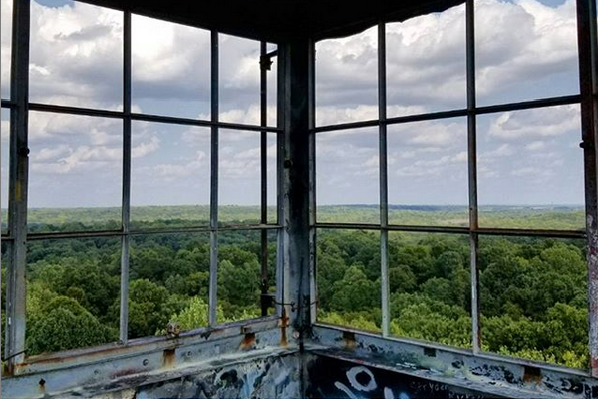 Hartwell Tower, Pike State Forest, Indiana Fire Towers