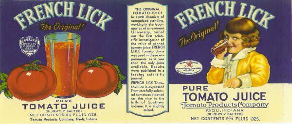 French Lick Tomato Juice