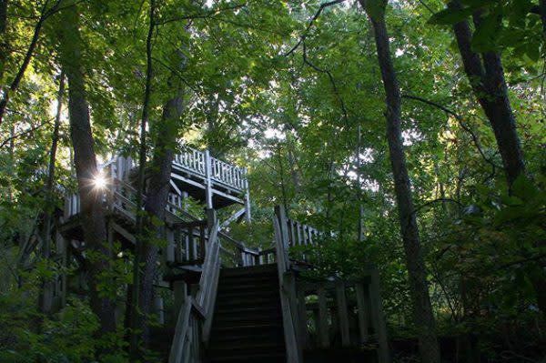 Best Indiana Hiking Trails, Hell's Point Challenge