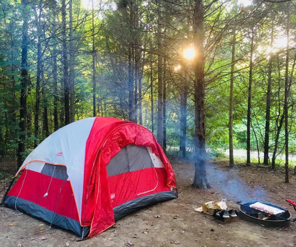 Yogi Bear's Jellystone Park at Lake Monroe, Tent Camping in Indiana