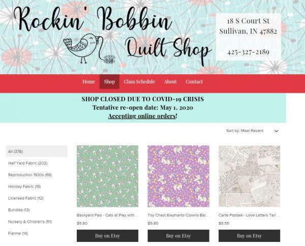 Rockin' Bobbin Quilt Shop