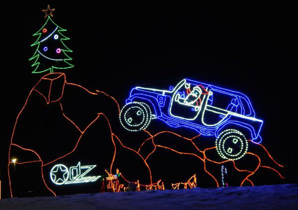 Blue Jacket's Fantasy of Lights, Holiday Light Displays in Indiana