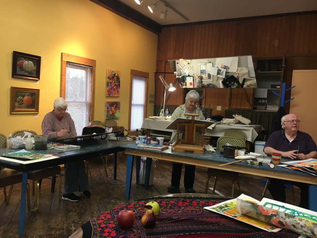 Open studio time at Art Barn