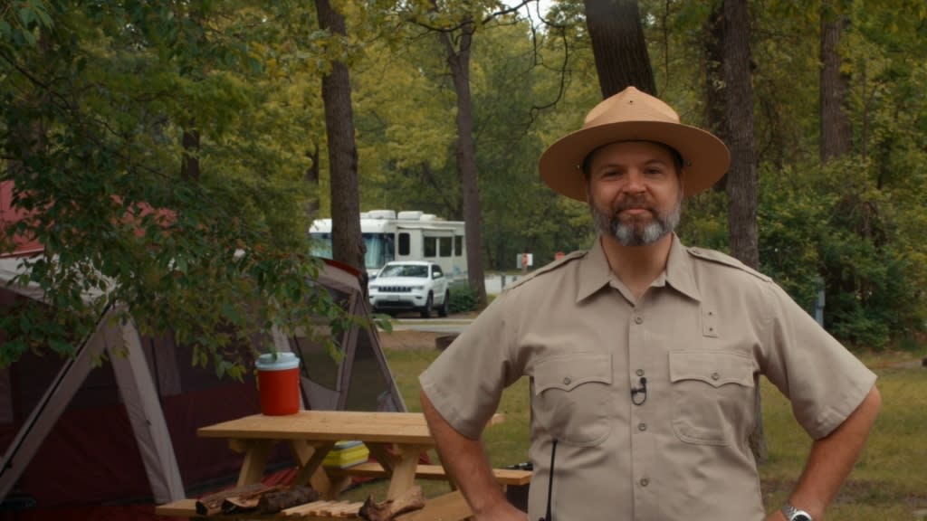 Park Ranger at Indiana Dunes