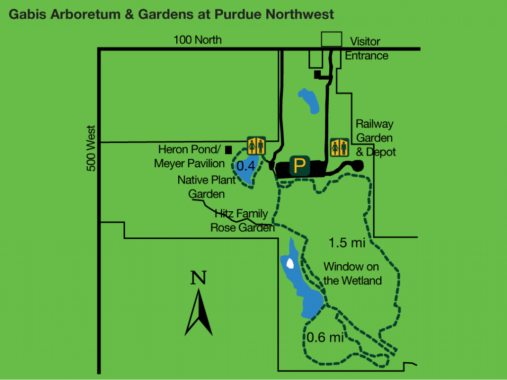 Gabis Arboretum trail map