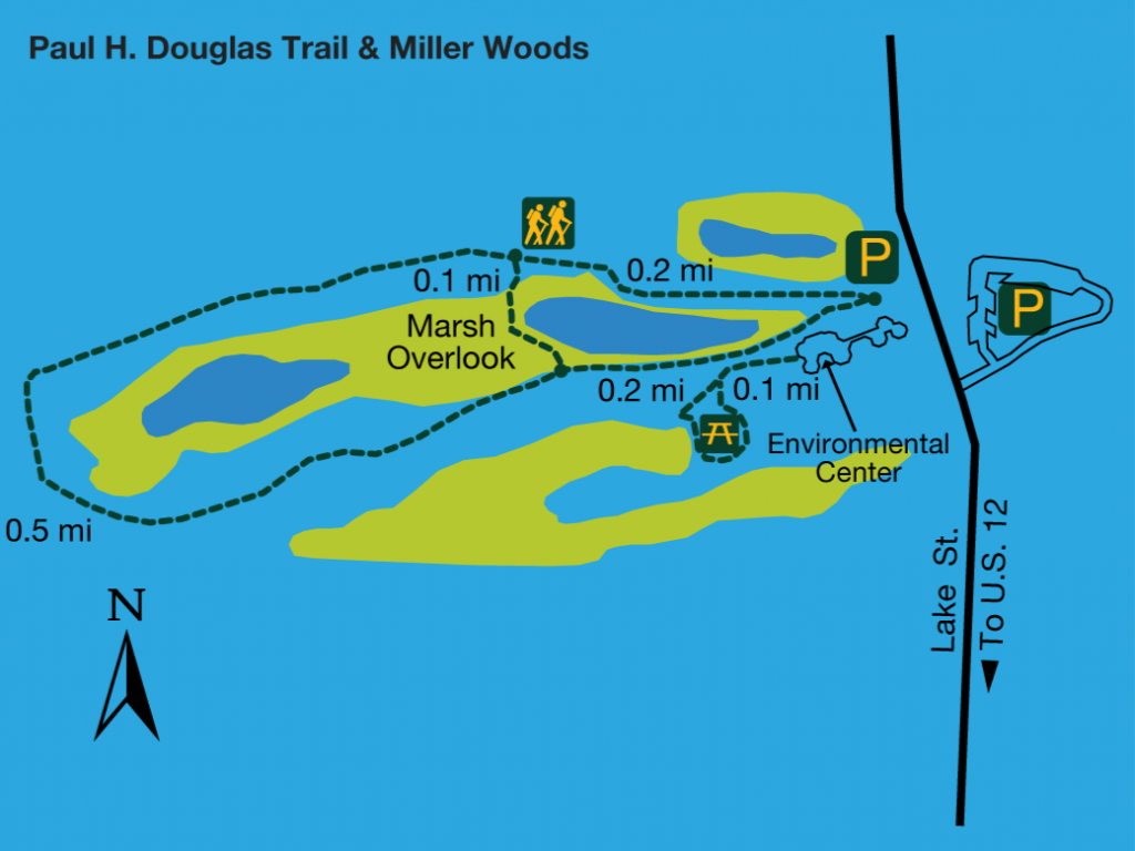Paul H Douglas trail map