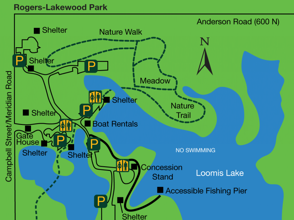 Roger Lakewood trail map