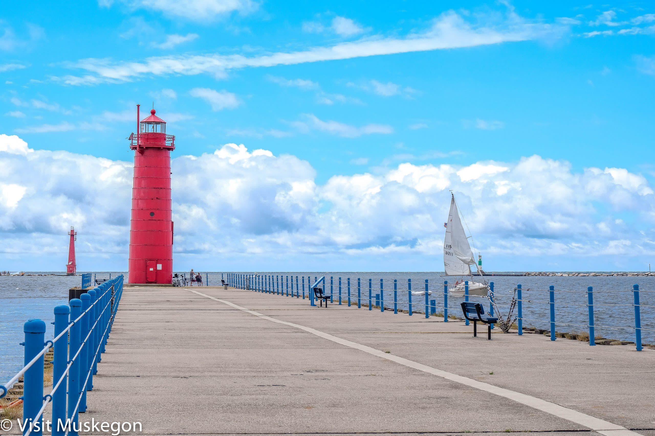 Lighthouses and Towers in Muskegon, Michigan