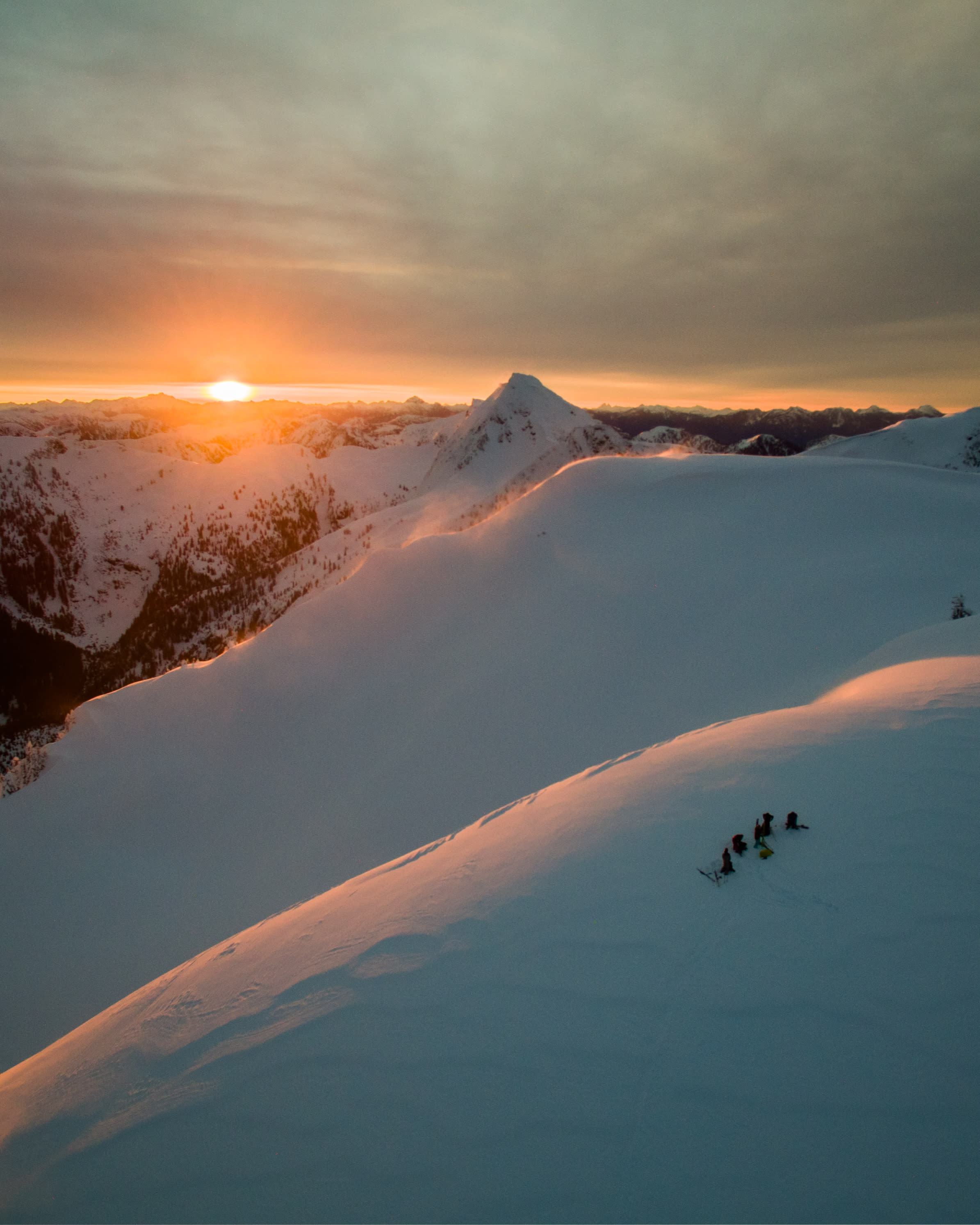 Sunrise Over Mountains