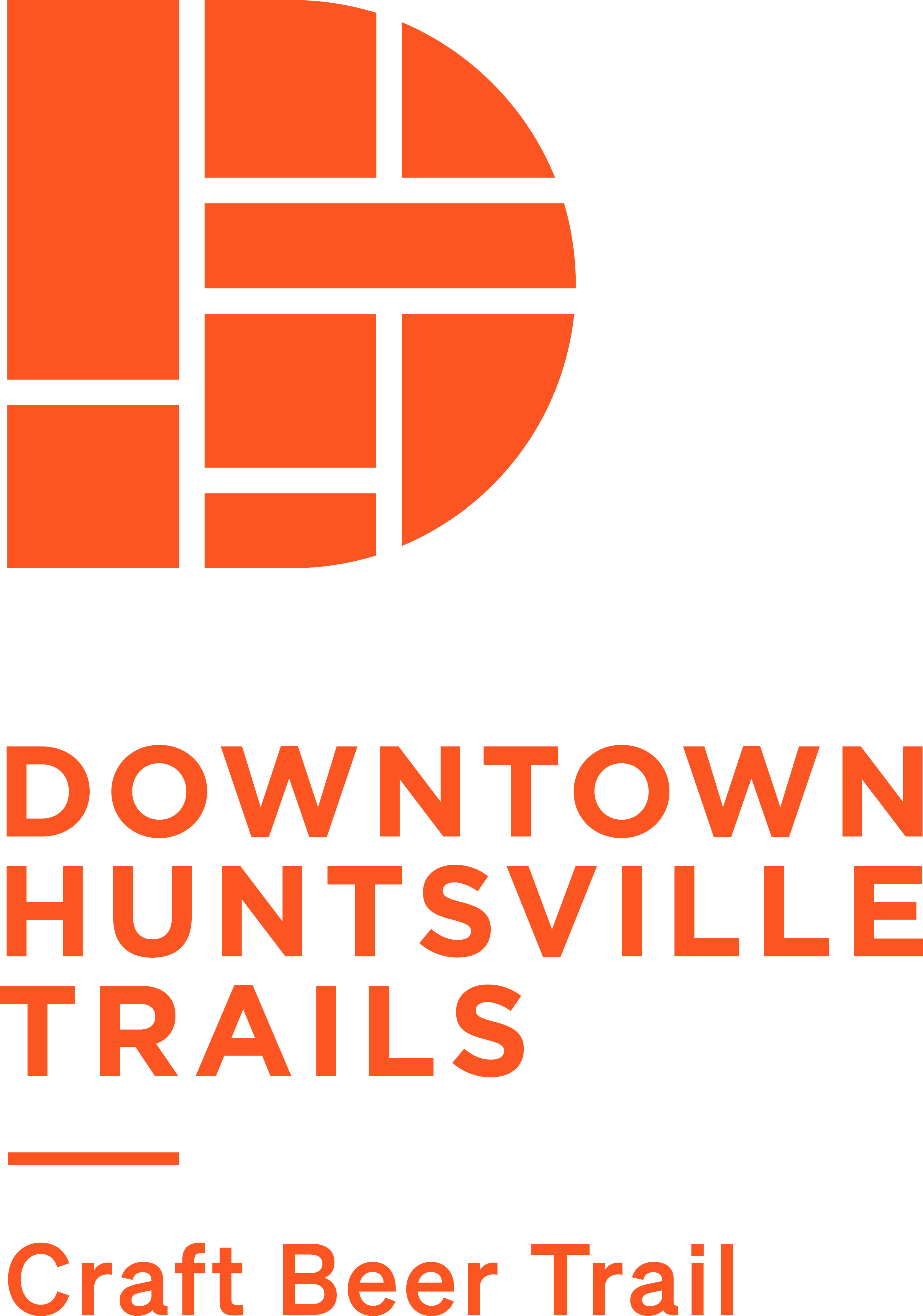 Downtown Huntsville Inc Craft Beer Trail Logo