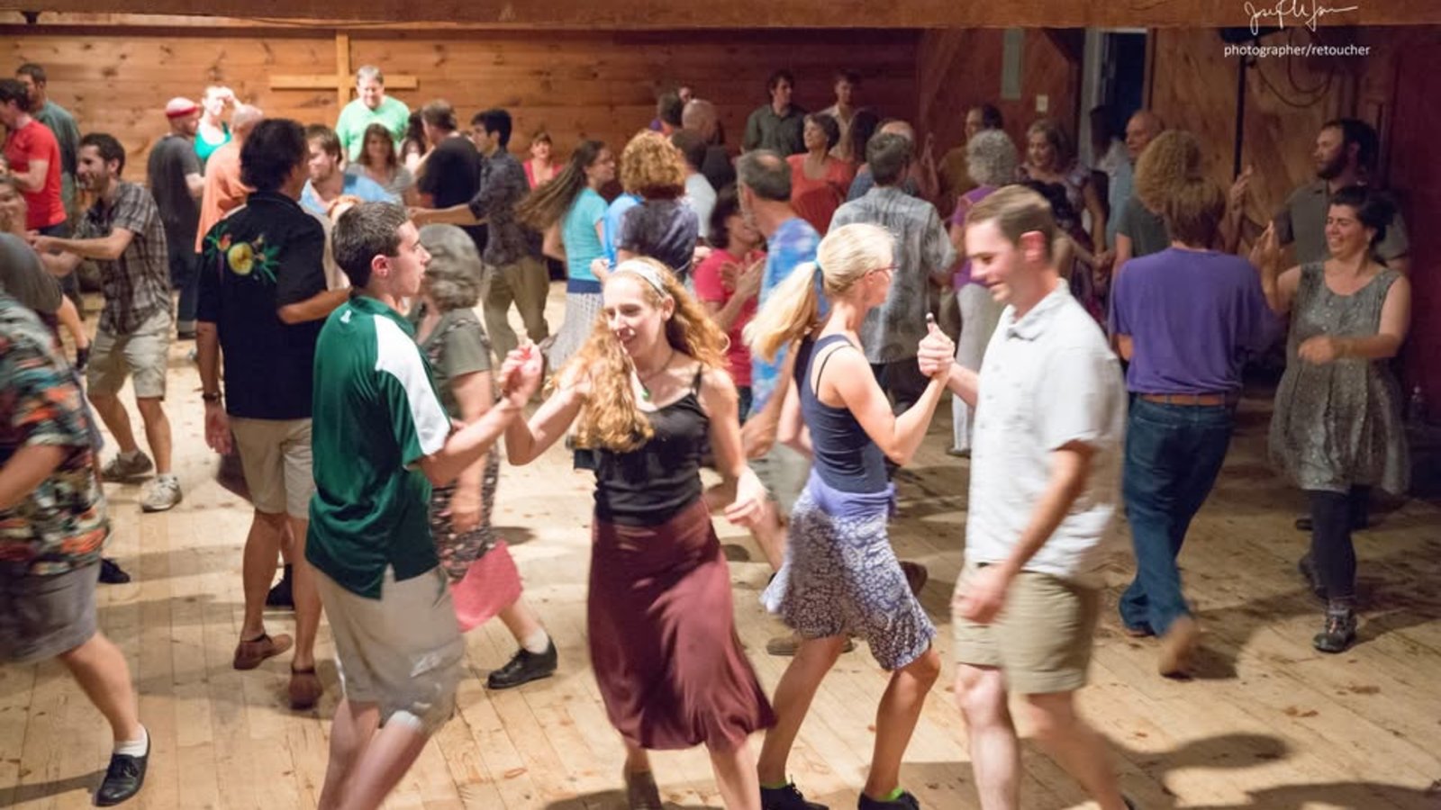 Contra Dance in American Legion Hall