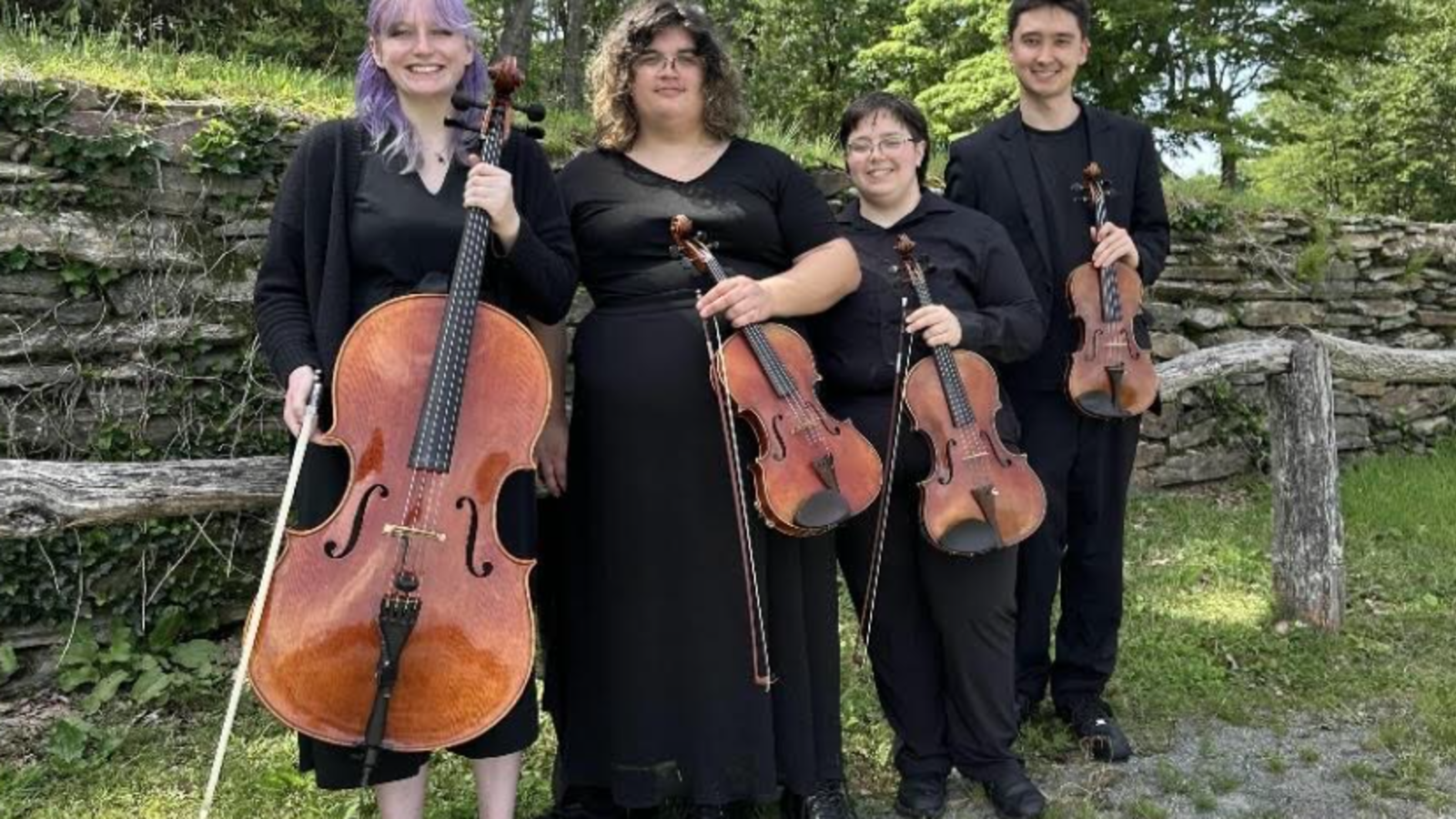 High Country String Quartet in Lily's Snack Bar